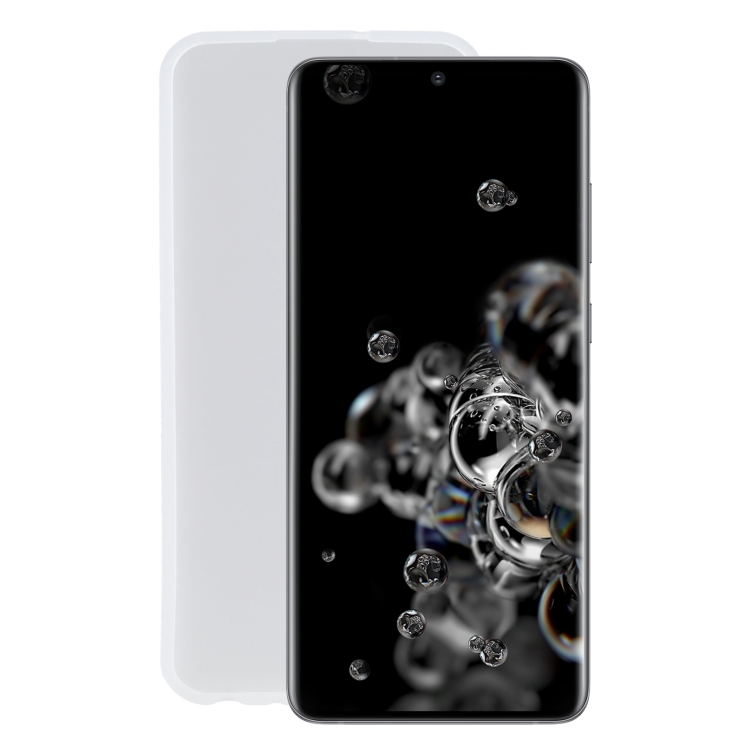 

TPU Phone Case For Samsung Galaxy S20 Ultra 5G(Transparent White)