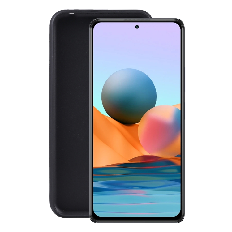 

TPU Phone Case For Xiaomi Redmi Note 10 Pro (India)(Pudding Black)