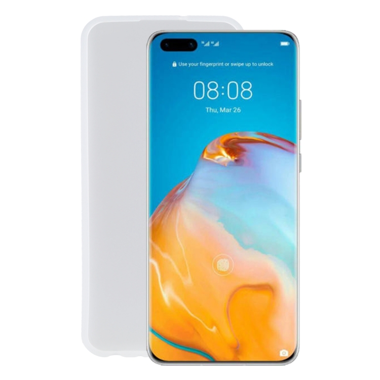 

TPU Phone Case For Huawei P40 Pro+(Frosted White)