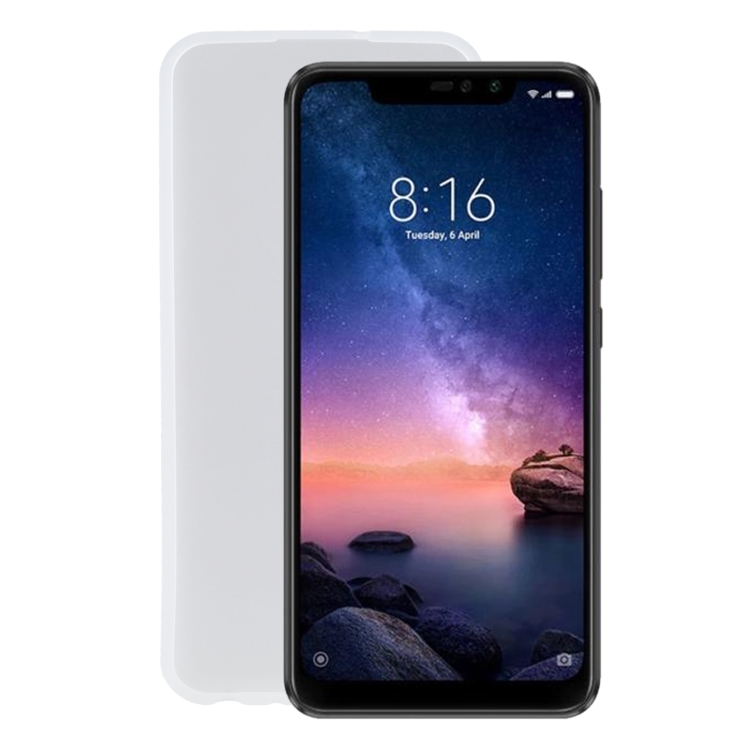 

TPU Phone Case For Xiaomi Redmi Note 6 Pro(Transparent White)