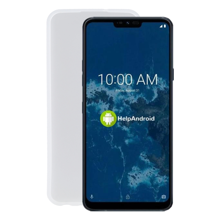 

TPU Phone Case For LG G7 One(Transparent White)