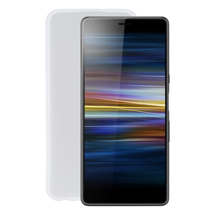 

TPU Phone Case For Sony Xperia 10 Plus(Transparent White)
