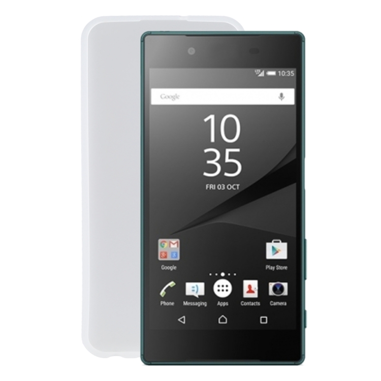 

TPU Phone Case For Sony Xperia XZ5(Transparent White)
