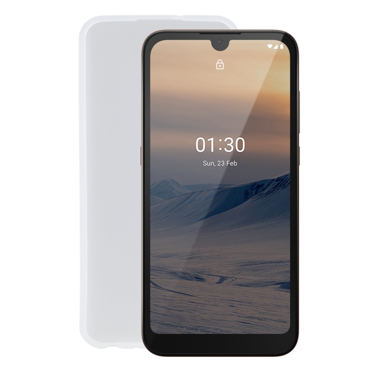 

TPU Phone Case For Nokia 1.3(Transparent White)