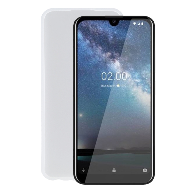 

TPU Phone Case For Nokia 2.2(Transparent White)