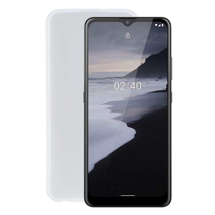 

TPU Phone Case For Nokia 2.4(Transparent White)