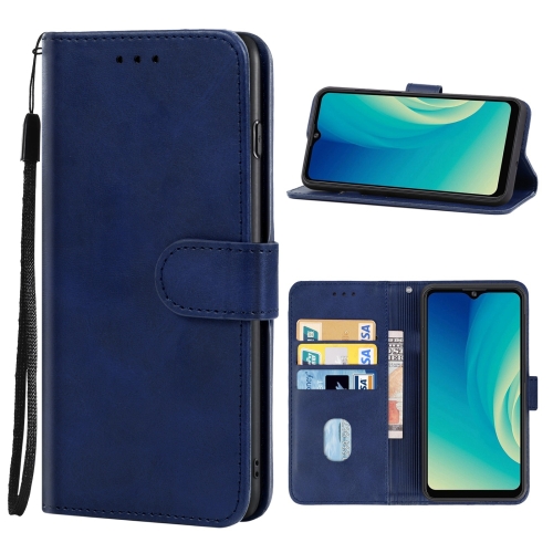 

Leather Phone Case For ZTE Blade A7S 2019(Blue)