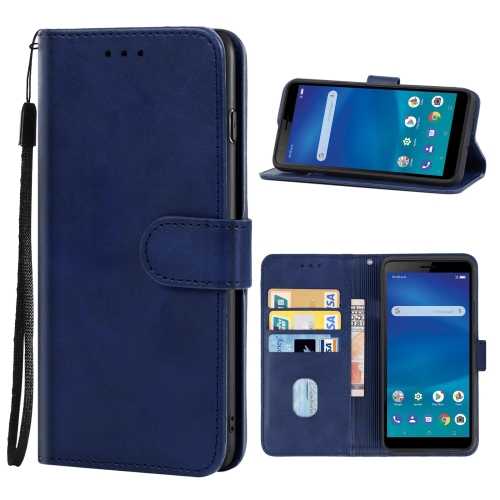 

Leather Phone Case For ZTE Blade L210(Blue)