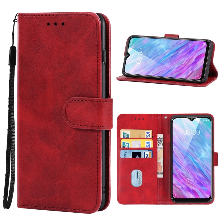 

Leather Phone Case For ZTE Blade V20 Smart(Red)