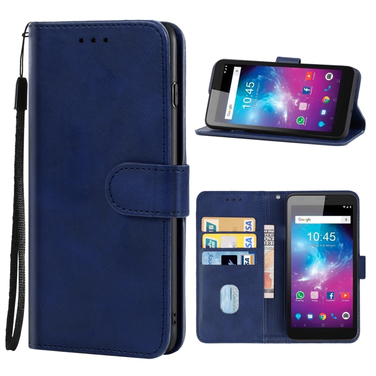 

Leather Phone Case For ZTE Blade L8(Blue)