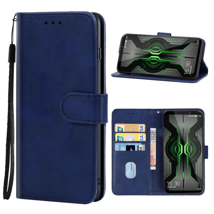 

Leather Phone Case For Xiaomi Black Shark 2(Blue)