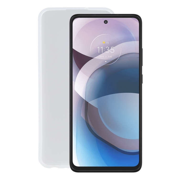 

TPU Phone Case For Motorola One 5G Ace(Transparent White)