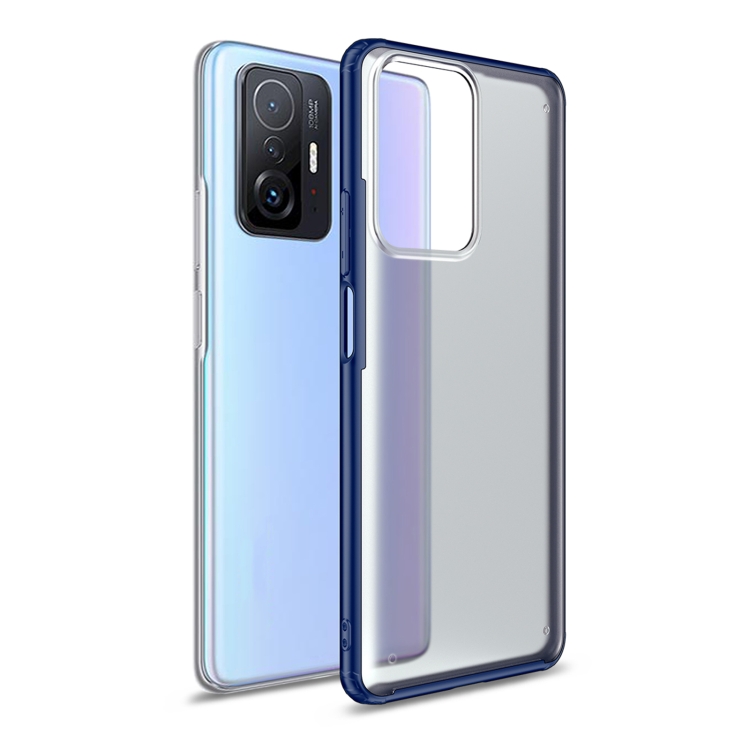 

For Xiaomi 11 T / 11T Pro Four-corner Shockproof TPU + PC Phone Case(Blue)
