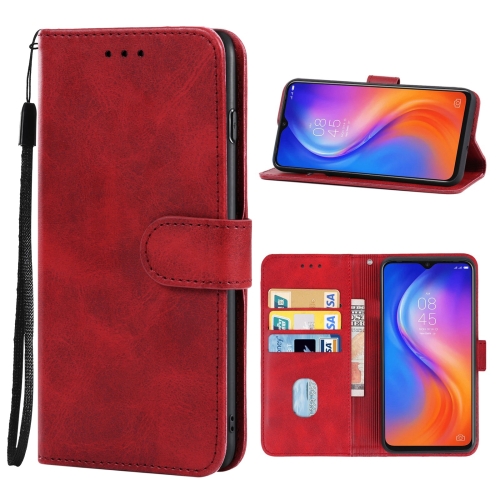 

Leather Phone Case For Tecno Spark 6 Air(Red)