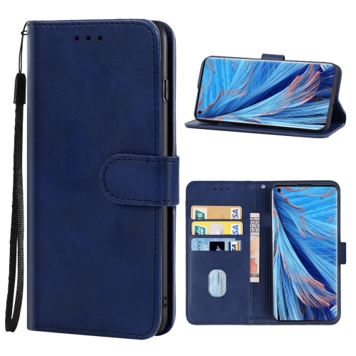 

Leather Phone Case For OPPO Find X2(Blue)