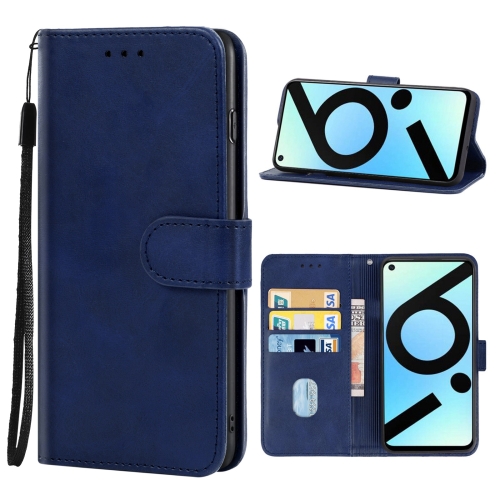 

Leather Phone Case For OPPO Realme 6i India(Blue)