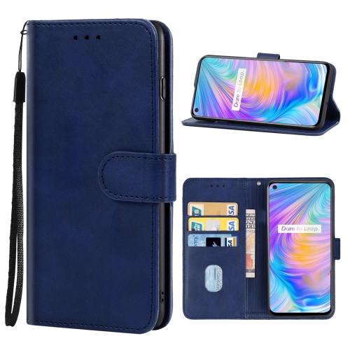 

Leather Phone Case For OPPO Realme Q2(Blue)