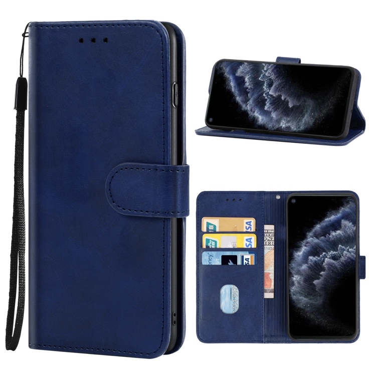 

Leather Phone Case For CUBOT C30(Blue)