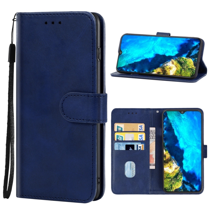 

Leather Phone Case For CUBOT P40(Blue)
