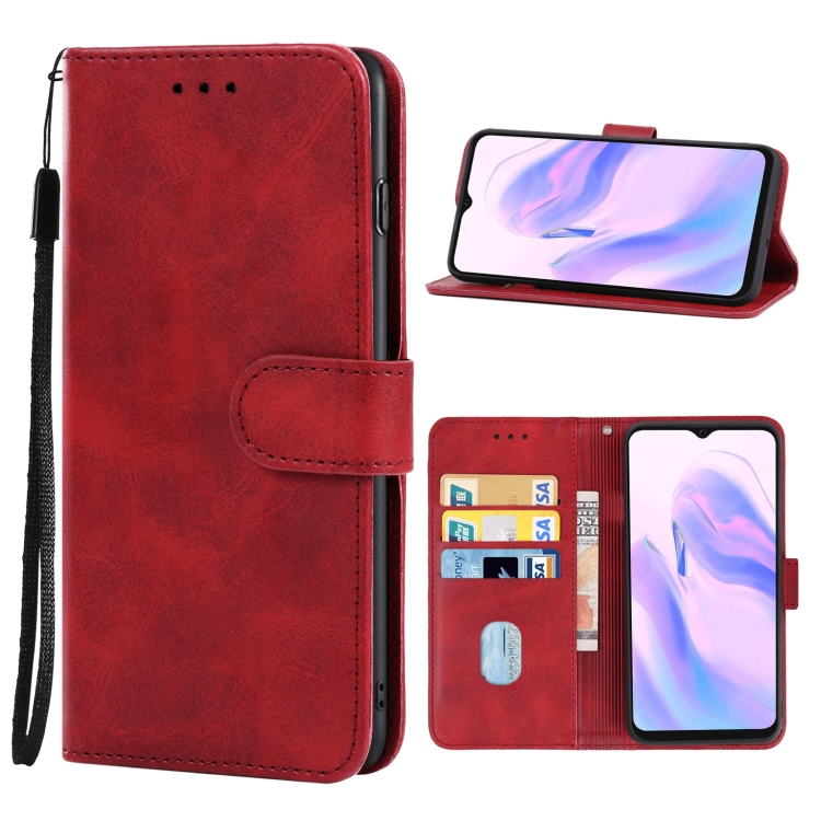 

Leather Phone Case For Blackview A70(Red)