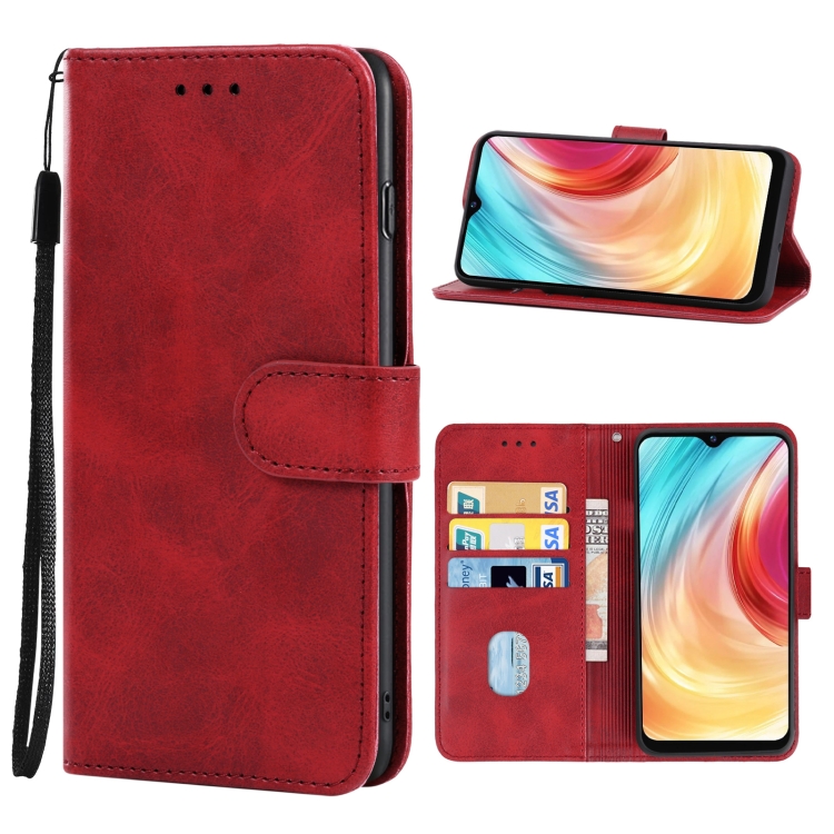

Leather Phone Case For Blackview A80(Red)