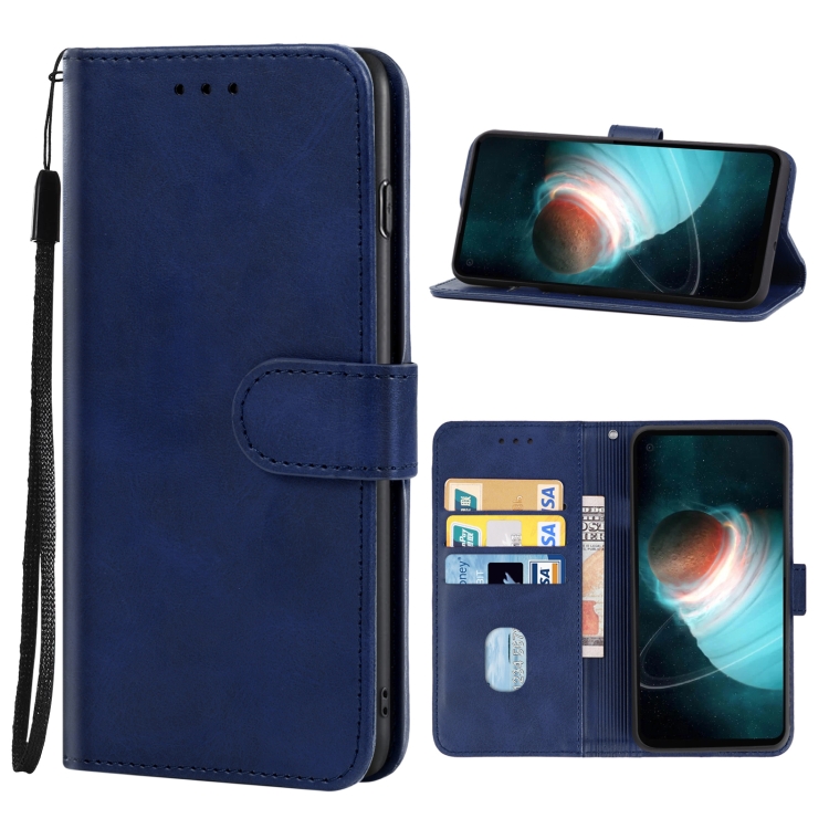

Leather Phone Case For Blackview BL6000 Pro 5G(Blue)