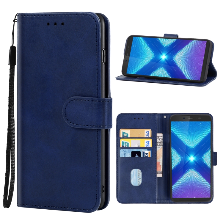 

Leather Phone Case For Blackview BV5500 Pro(Blue)
