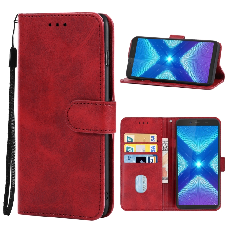 

Leather Phone Case For Blackview BV5500 Pro(Red)