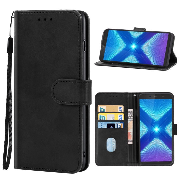 

Leather Phone Case For Blackview BV5500 Pro(Black)