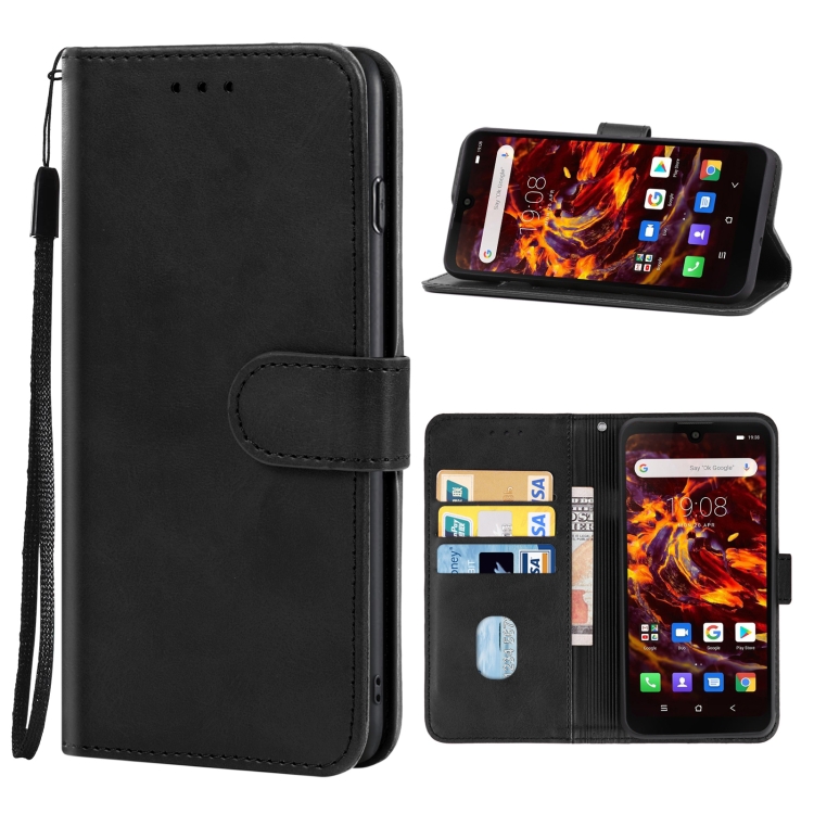 

Leather Phone Case For Blackview BV6900(Black)