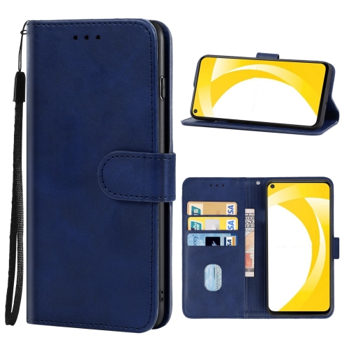 

Leather Phone Case For vivo iQOO U1(Blue)