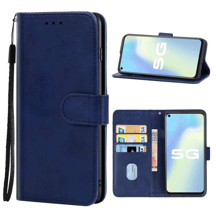 

Leather Phone Case For vivo Y51a(Blue)
