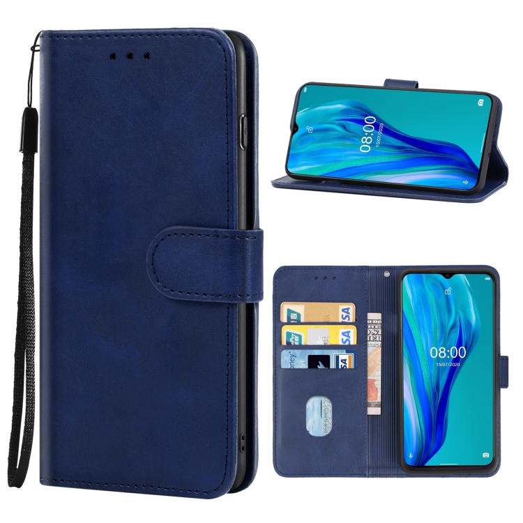 

Leather Phone Case For Ulefone Note 9P(Blue)