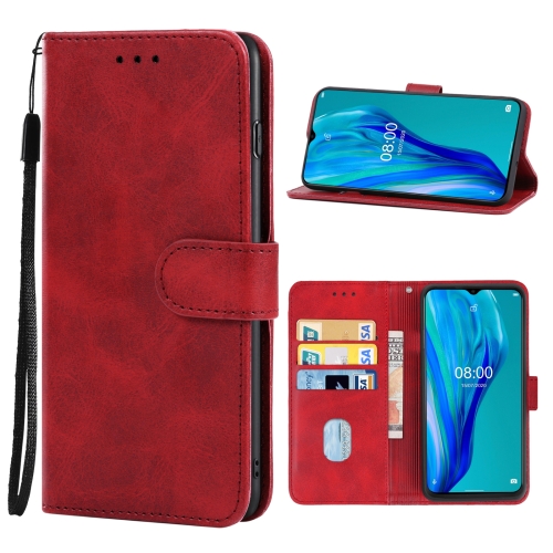 

Leather Phone Case For Ulefone Note 9P(Red)