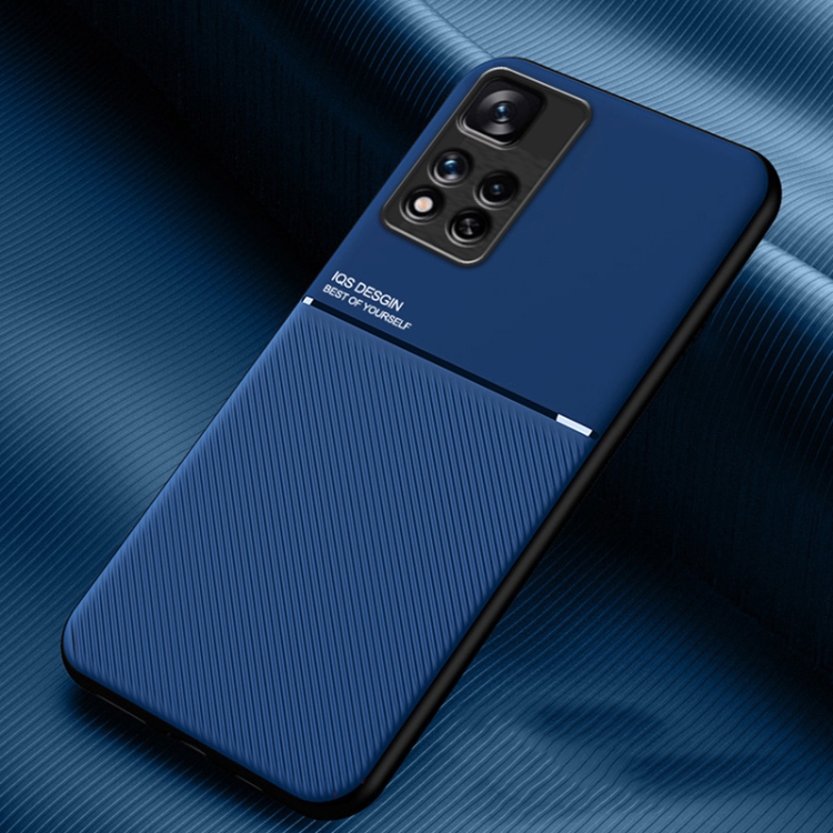 

For Xiaomi Redmi Note 10 Pro / Note 10 Pro Max Classic Tilt Magnetic Phone Case(Blue)