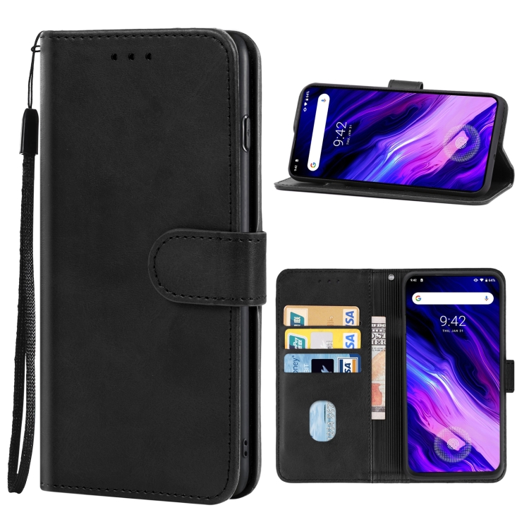 

Leather Phone Case For UMIDIGI S5 Pro(Black)