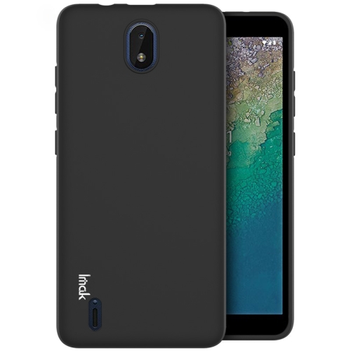 

For Nokia C01 Plus / C1 2nd Edition imak UC-3 Series Shockproof Frosted TPU Phone Protective Case(Black)