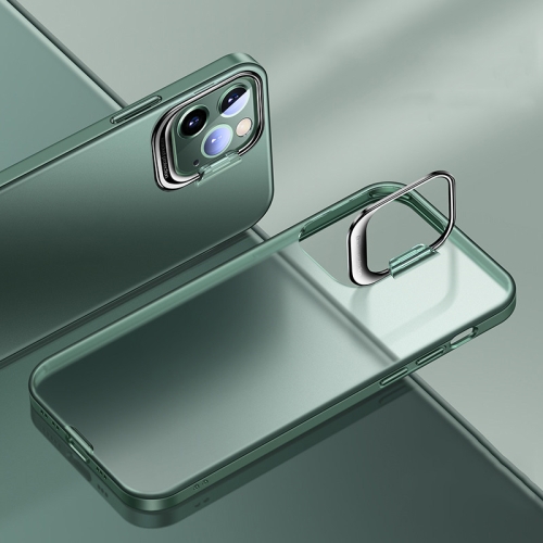 

Metal Lens Cover Holder Phone Case For iPhone 13(Green)