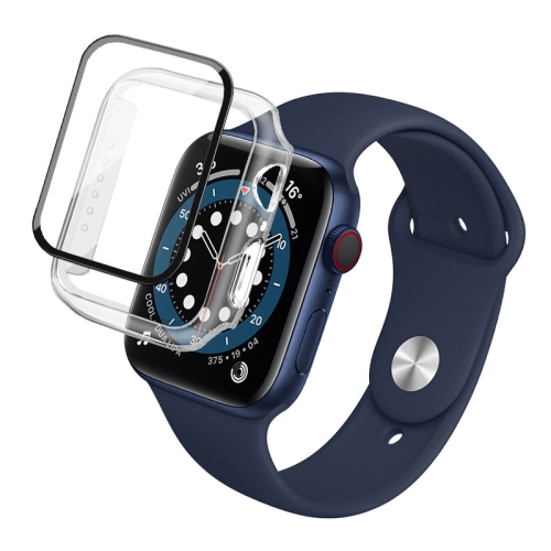 

IMAK Shockproof PC Protective Case with Tempered Glass Film For Apple Watch Series 6 & SE & 5 & 4 40mm(Transparent)