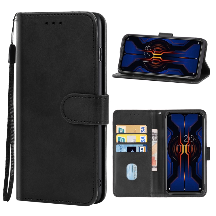 

Leather Phone Case For DOOGEE S95(Black)