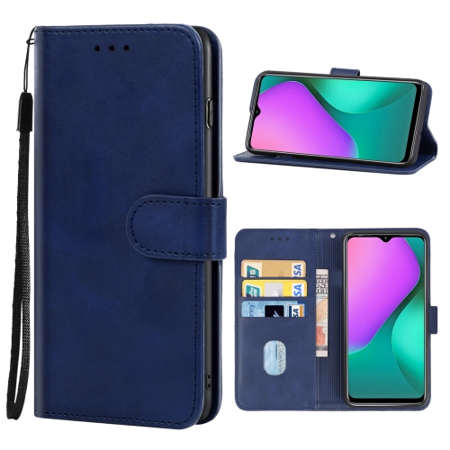 

Leather Phone Case For Infinix Smart 5 (India)(Blue)