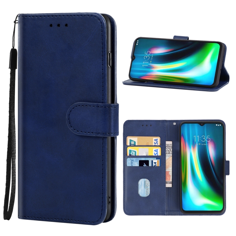

Leather Phone Case For Lenovo K12 Note / Motorola Moto G9 & G9 Play & E7 Plus(Blue)