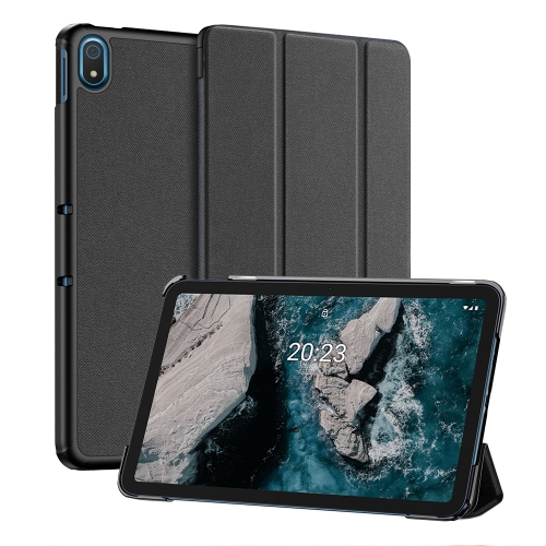 

For Nokia T20 DUX DUCIS Domo Series Horizontal Flip Magnetic PU Case(Black)