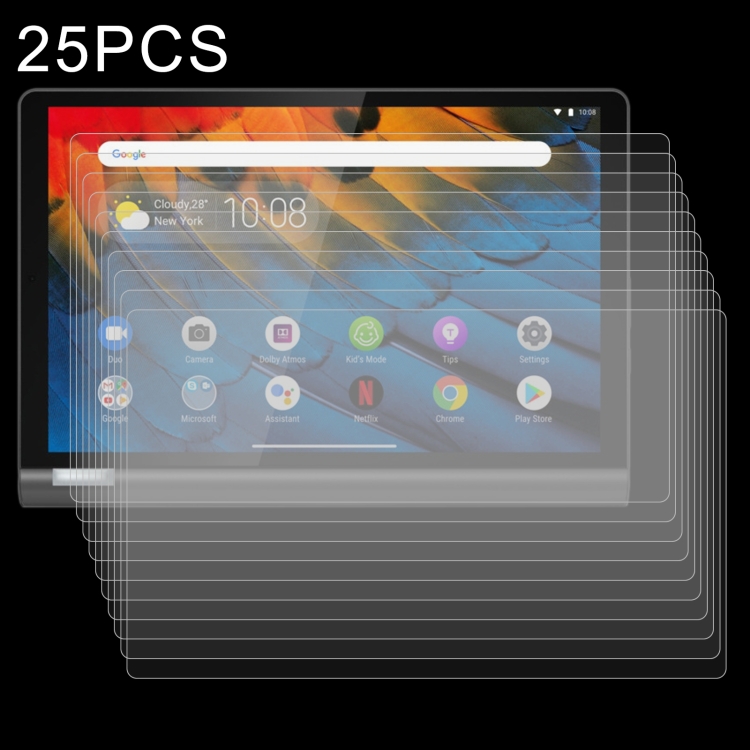 

25 PCS 9H 2.5D Explosion-proof Tempered Tablet Glass Film For Lenovo Yoga Smart Tab