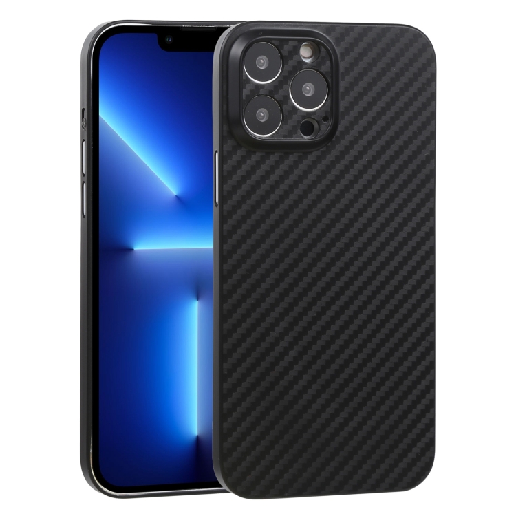 

Carbon Fiber Texture PP Phone Case For iPhone 13 Pro(Black)