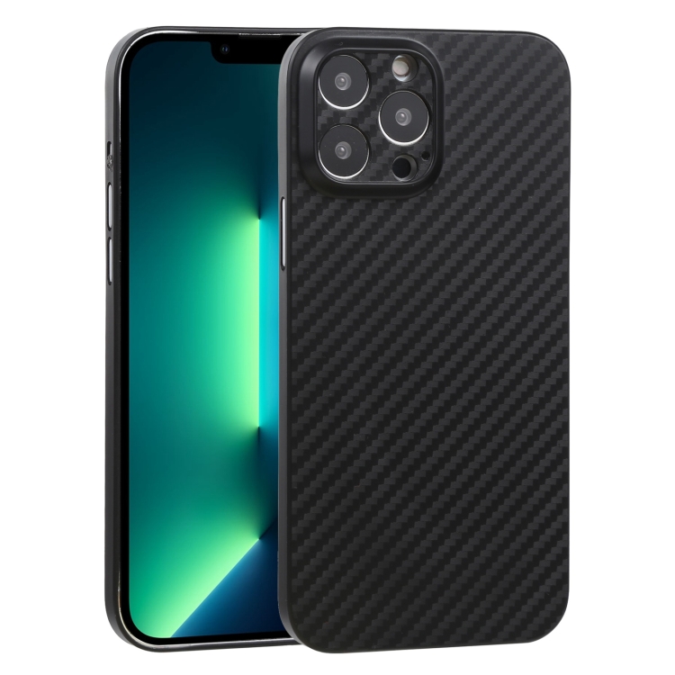 

Carbon Fiber Texture PP Phone Case For iPhone 13 Pro Max(Black)