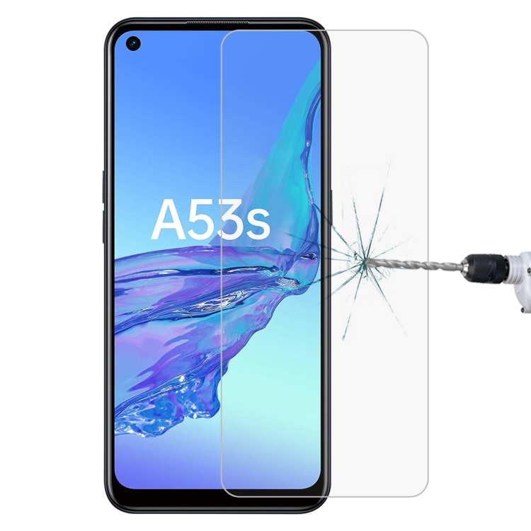 

0.26mm 9H 2.5D Tempered Glass Film For OPPO A53s 5G