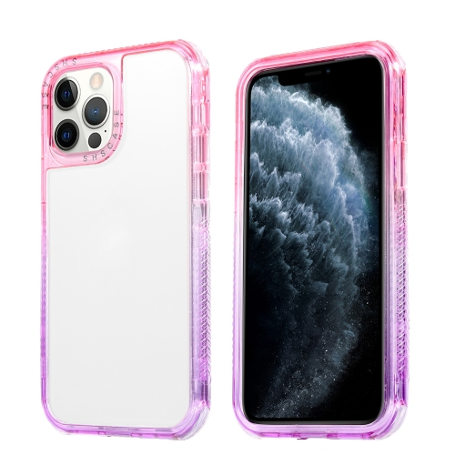Gradient PC Phone Case For iPhone 13 Pro(Pink Purple)