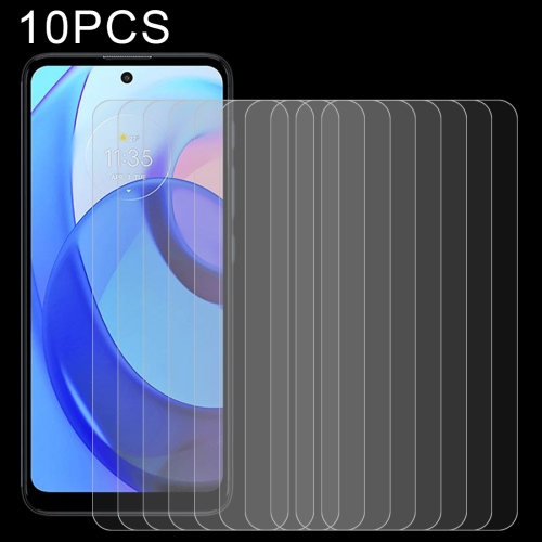 

10 PCS 0.26mm 9H 2.5D Tempered Glass Film For Motorola Moto E30 / G22