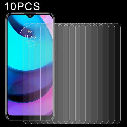 

10 PCS 0.26mm 9H 2.5D Tempered Glass Film For Motorola Moto E20